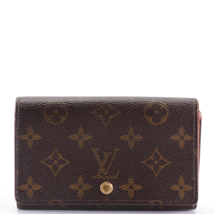 Louis Vuitton Porte-Trésor Wallet in Monogram Canvas and Leather