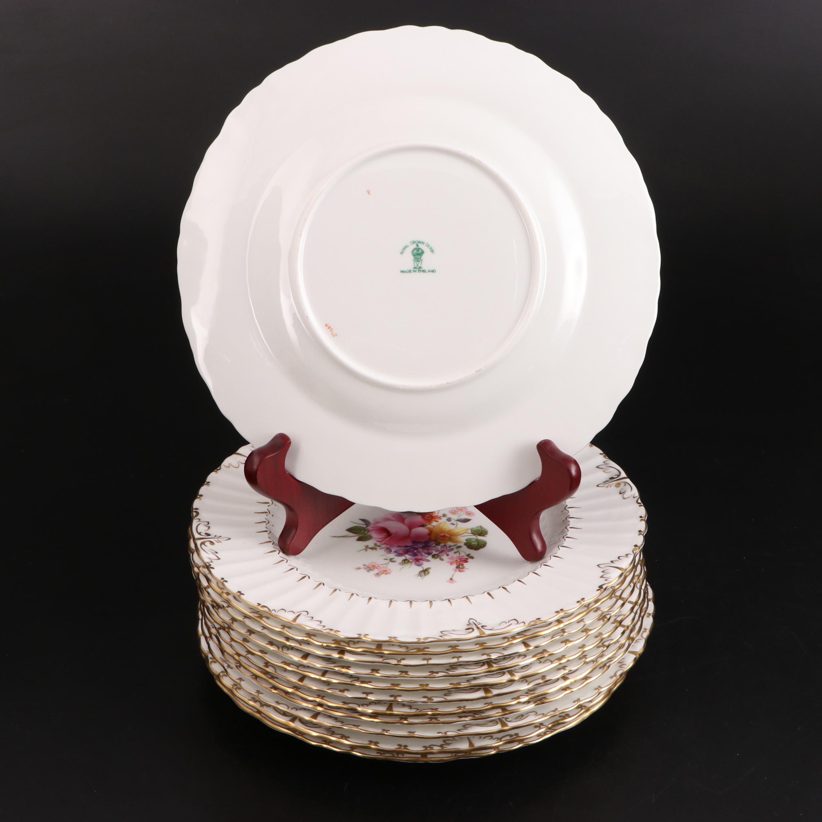 Royal Crown Derby "Ashby" Bone China Dinnerware And Tableware, 1956 ...