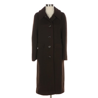 Cashmere Single-Breasted Coat