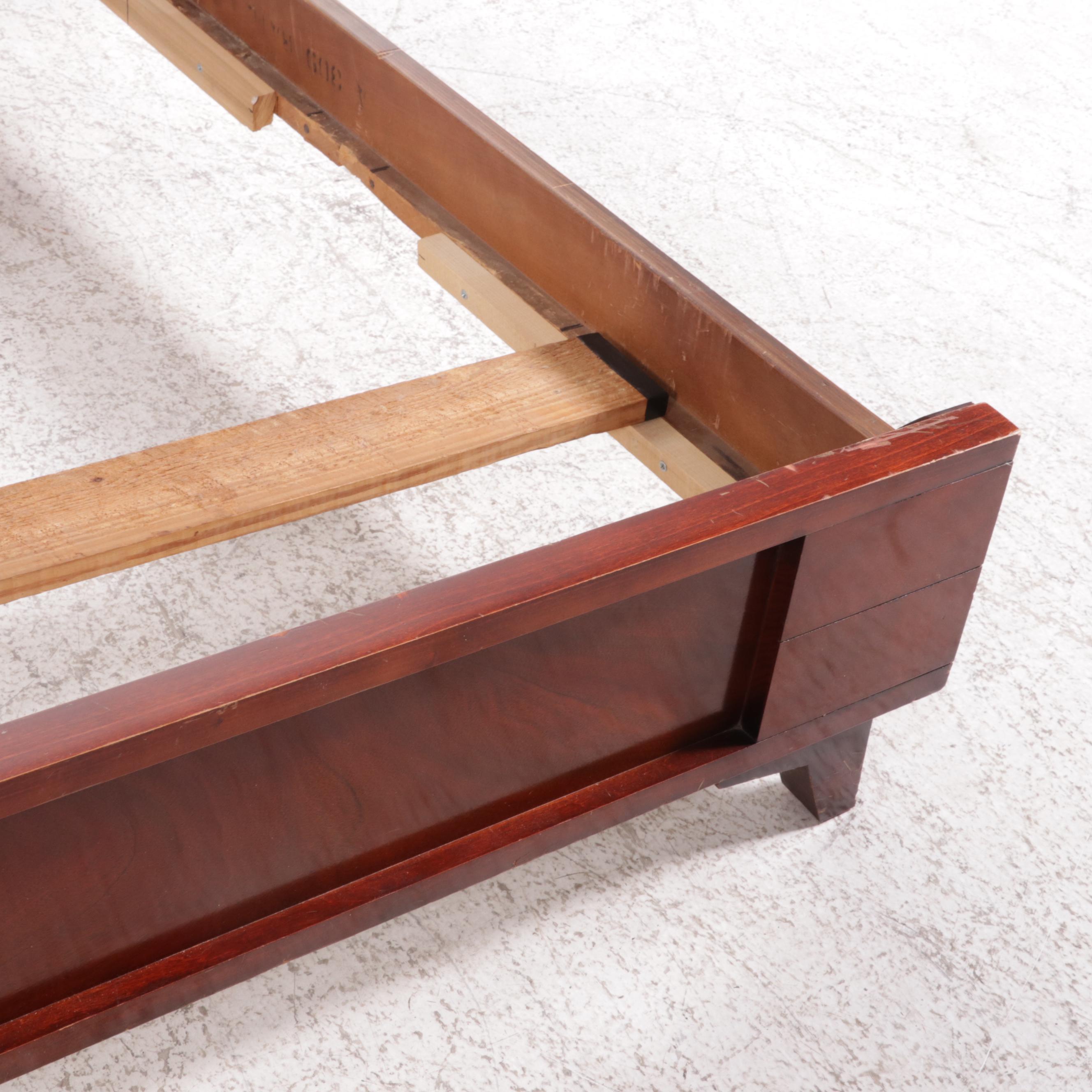 Thomasville Mid Century Modern Mahogany Full Size Bed Frame EBTH
