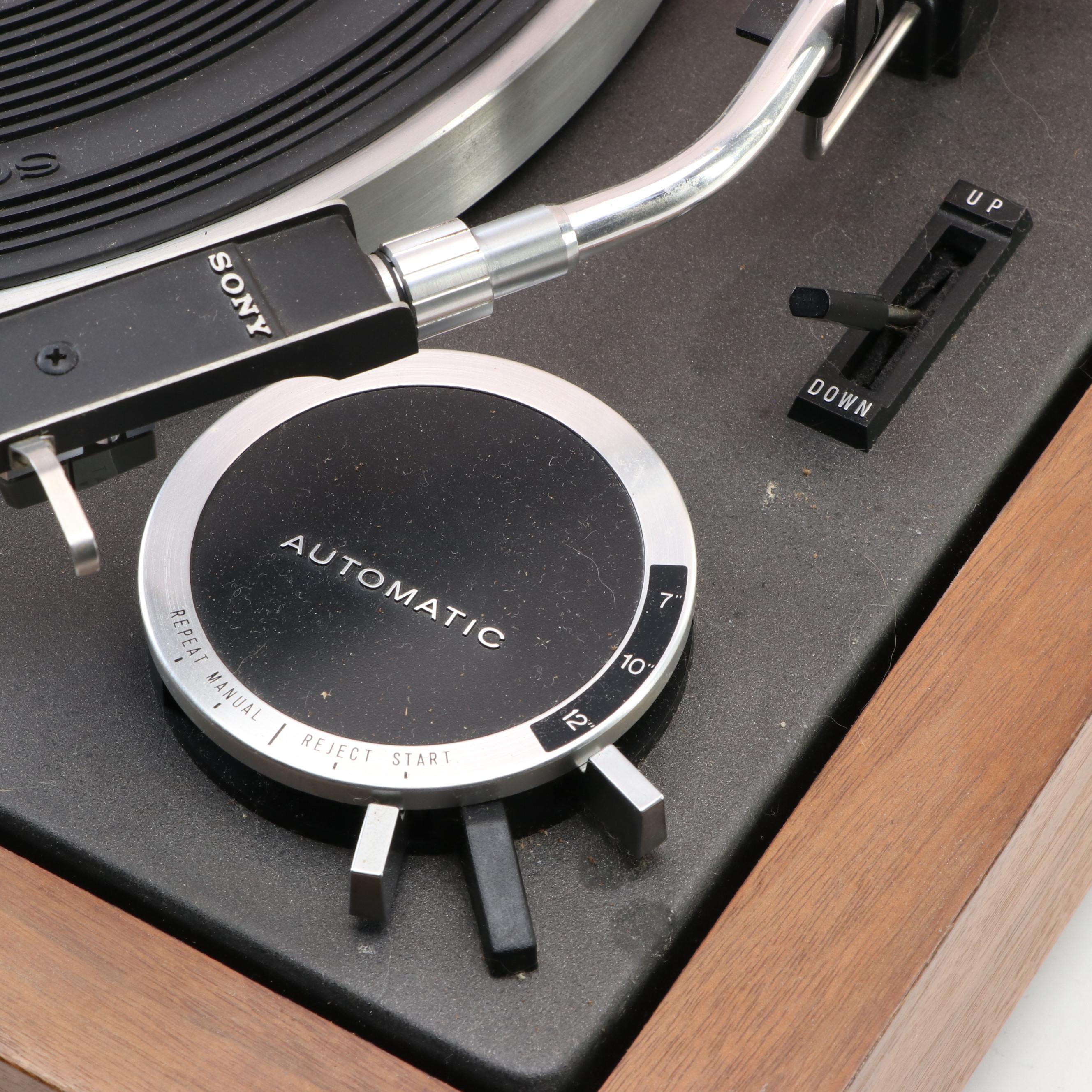 Sony 5520 2Speed Belt Driven Automatic Turntable System Record Player