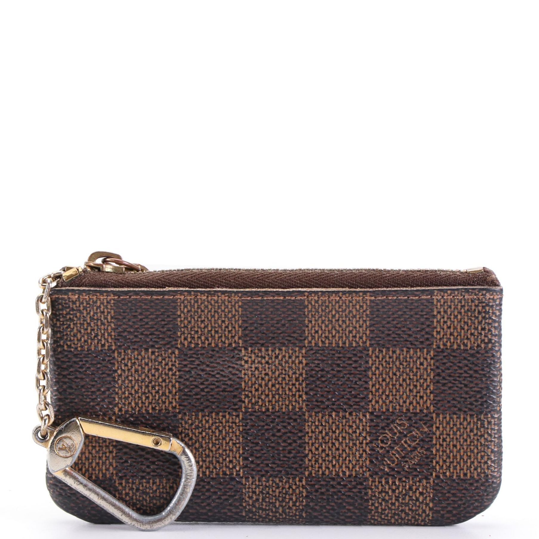 Louis Vuitton Key/Coin Pouch in Damier Ebene Canvas EBTH
