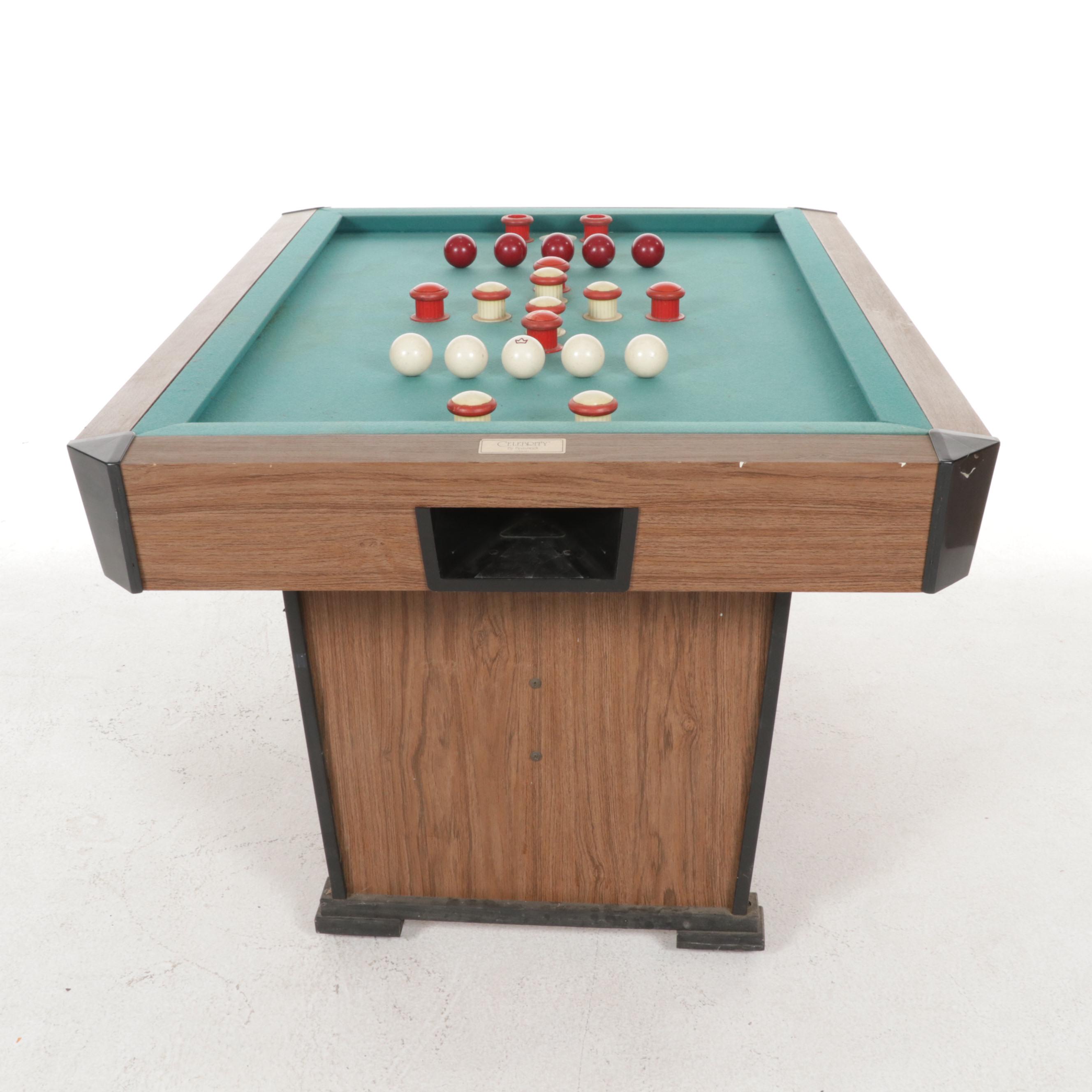 Celebrity by Brunswick Bumper Pool Table and Accessories EBTH
