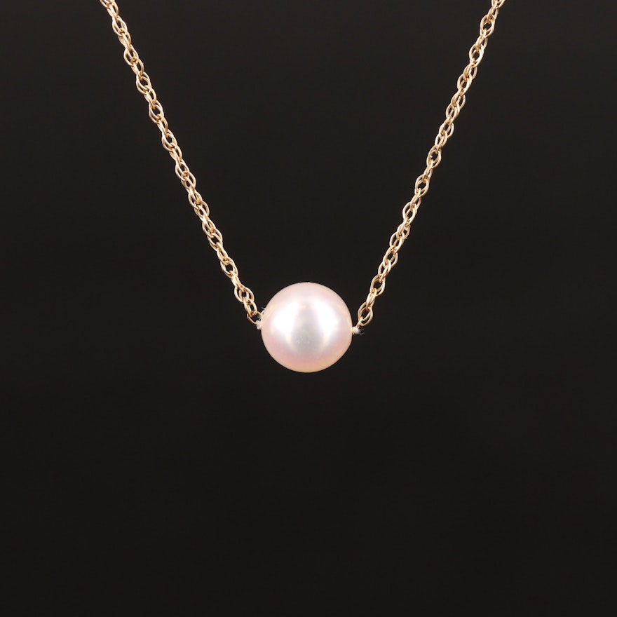 14K Pearl Necklace