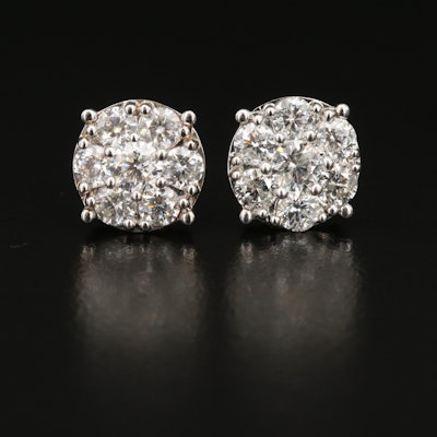 14K 3.02 CTW Diamond Stud Earrings