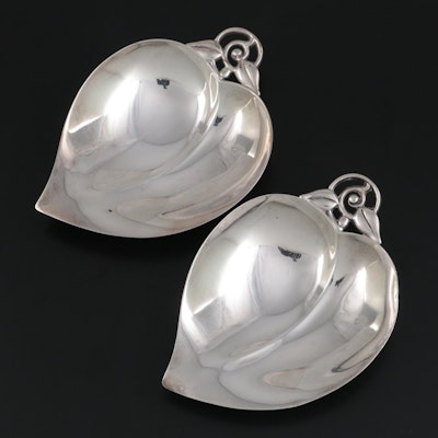 Tiffany & Co. Sterling Silver Leaf Shaped Bon Bon Bowls