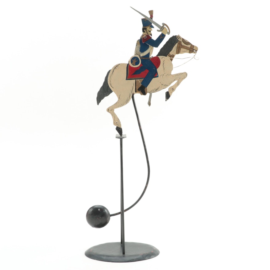 Cavalry Soldier Pendulum Balance Toy