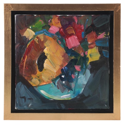 Jose Trujillo Oil Painting "The Floral Arrangement," 2019