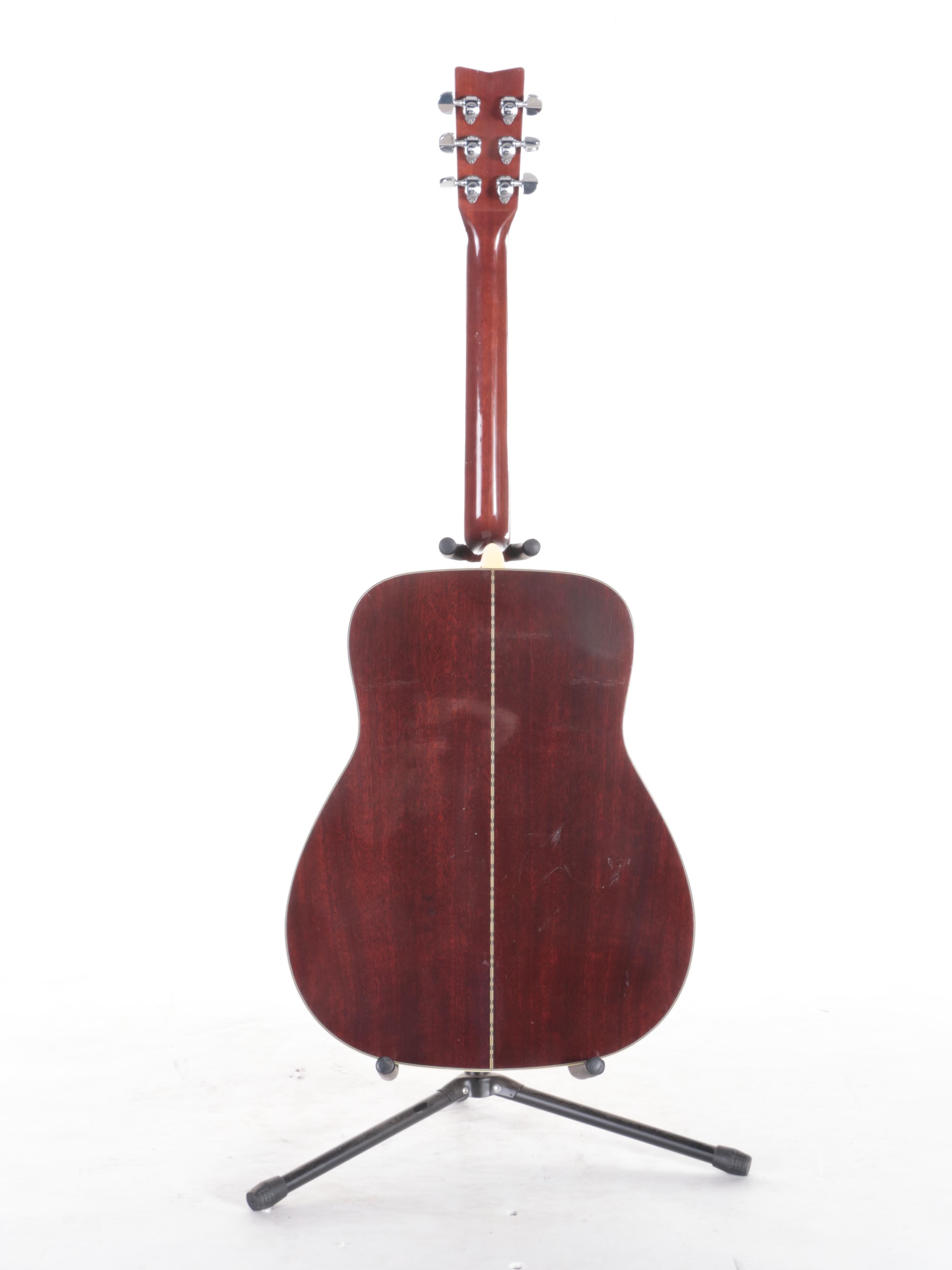 Yamaha SixString Acoustic Guitar, 1970s EBTH