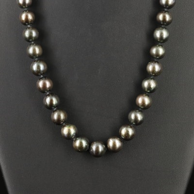 10.55 - 11.55 mm Pearl Necklace with 14K Clasp