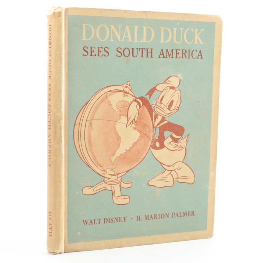 First Edition "Donald Duck Sees South America" by H. Marion Palmer, 1945