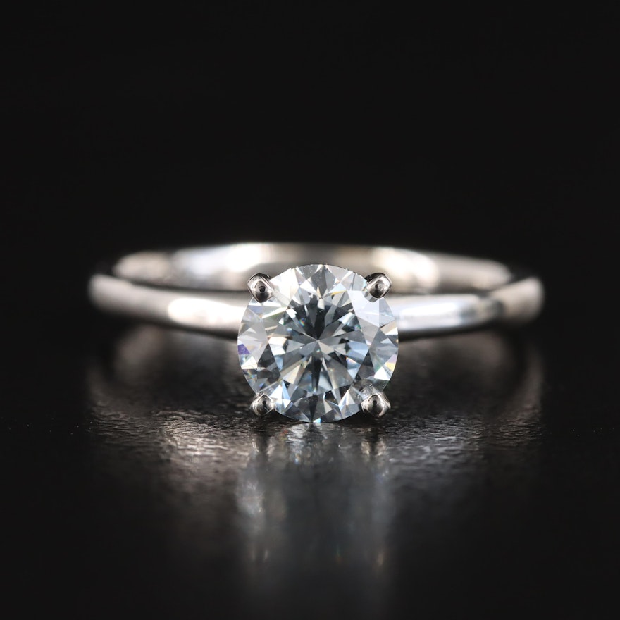 14K 1.15 CT Lab Grown Diamond Solitaire Ring