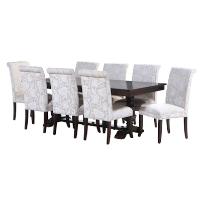 Pier 1 Imports Dining Set in Ivory Damask Pattern