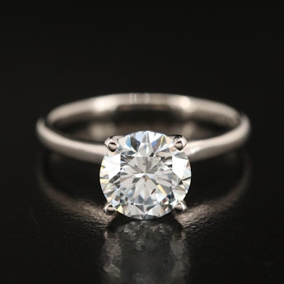 14K 2.01 CT Lab Grown Diamond Solitaire Ring