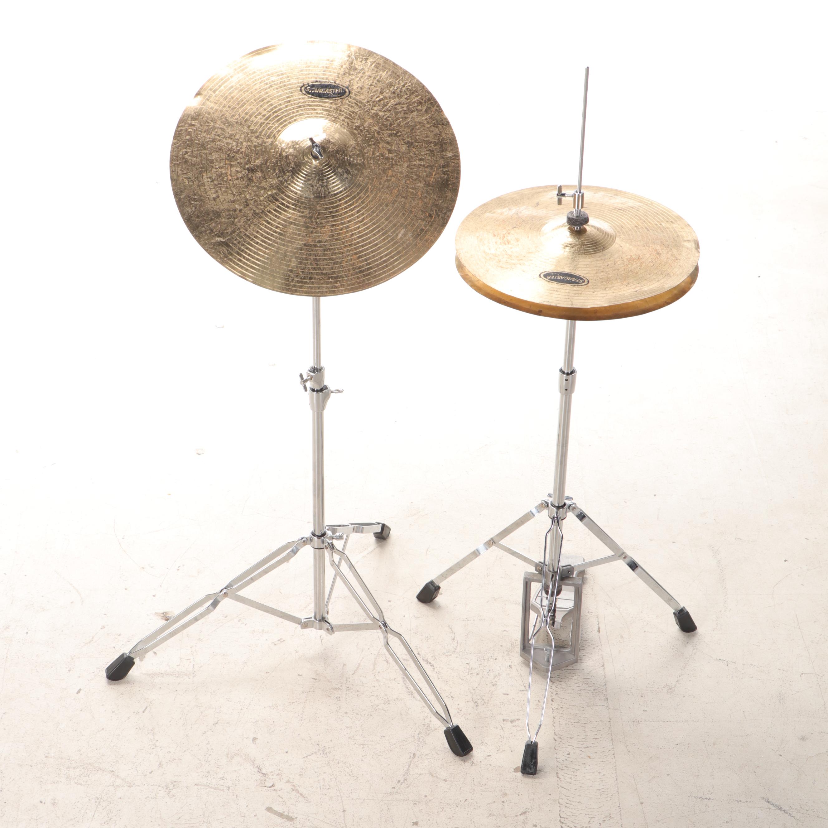 Starcaster by Fender Drum Set With Firth Drumsticks and Drum Throne EBTH