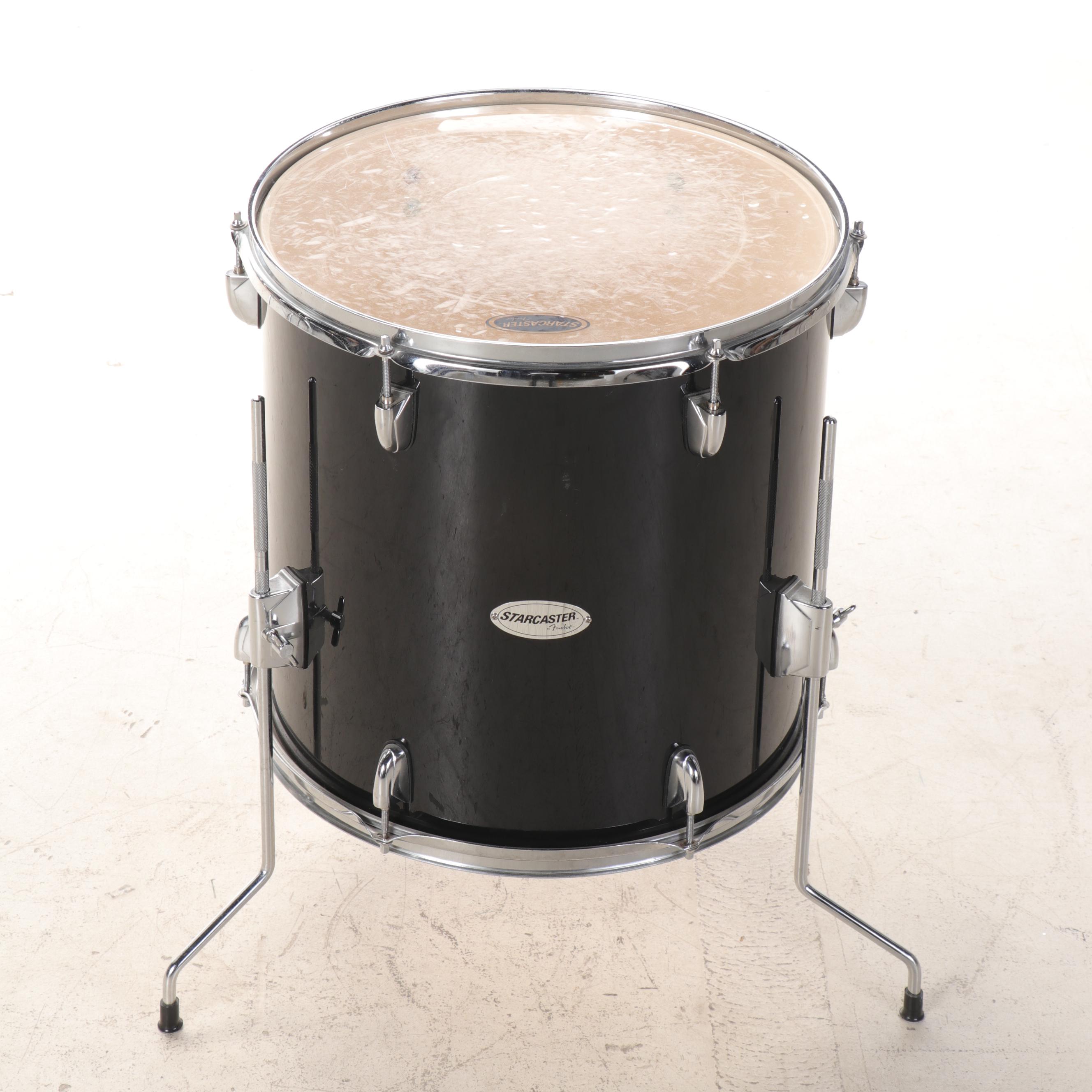 Starcaster by Fender Drum Set With Firth Drumsticks and Drum Throne EBTH