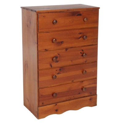 Mastercraft Pine Chest of Drawers, Late 20th Century