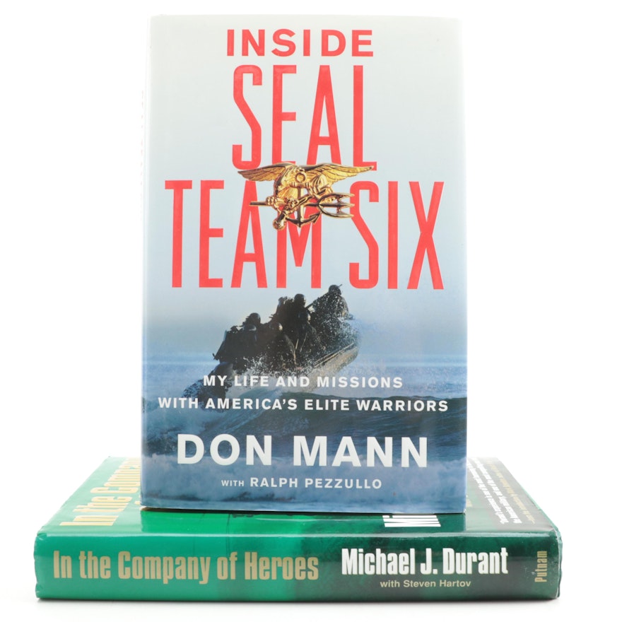 Signed First Edition "Inside Seal Team Six" by Don Mann and More