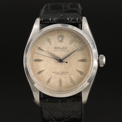 1957 Rolex Oyster Perpetual Stainless Steel Wristwatch