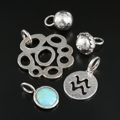 Ippolita Sterling Charms Including Turquoise
