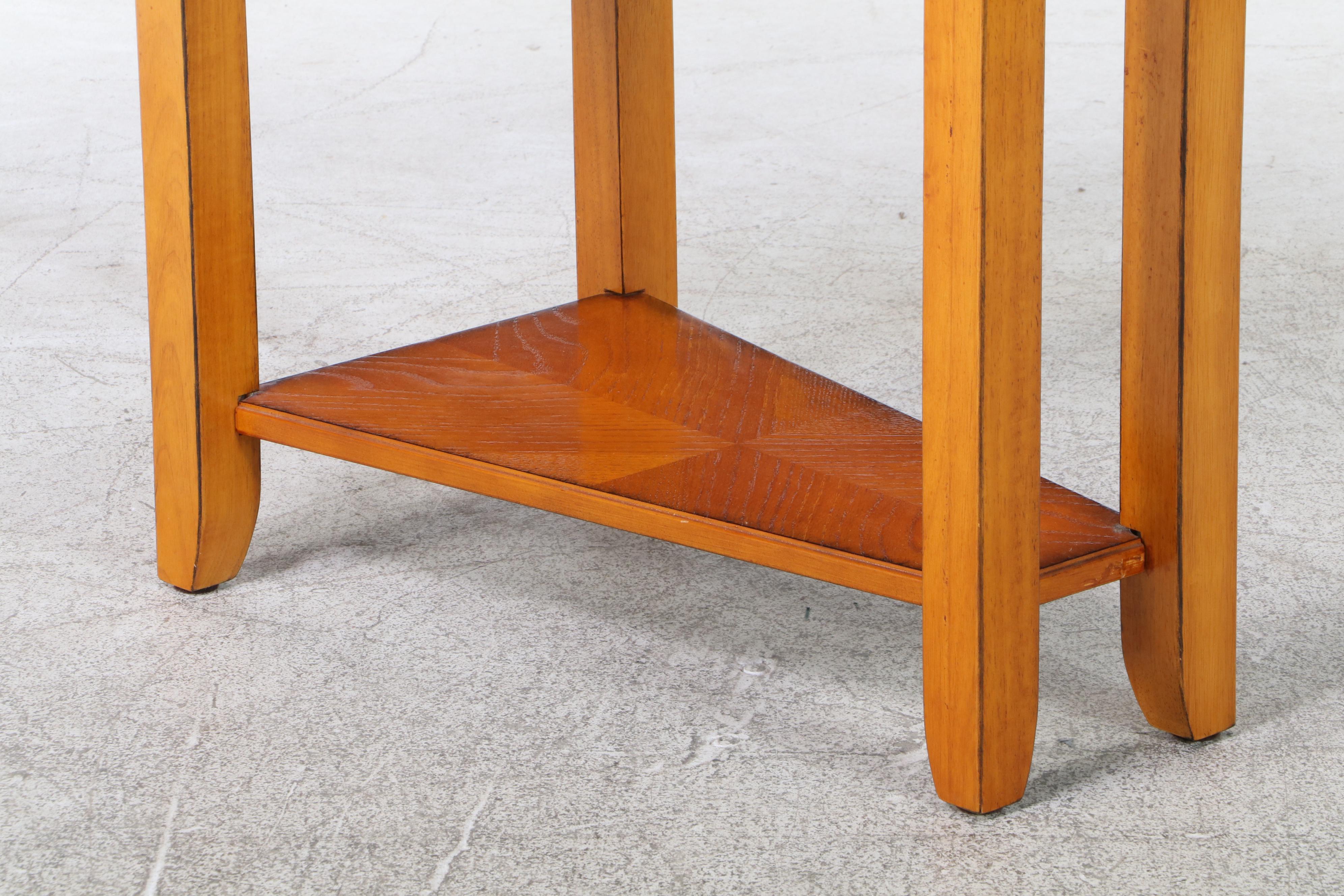 Oak Home Theater Table EBTH