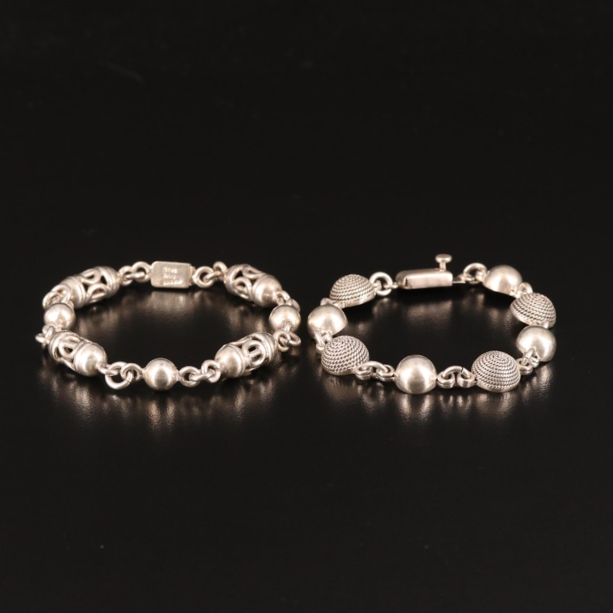 Sterling Bracelets Including Mexican Sterling Silver