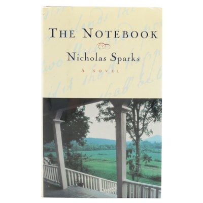 Signed First Edition "The Notebook" by Nicholas Sparks, 1996