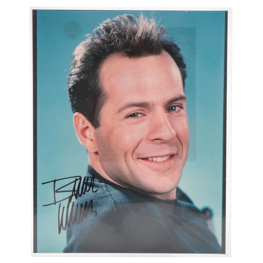 Bruce Willis Signed Giclée Print, Late 20th Century