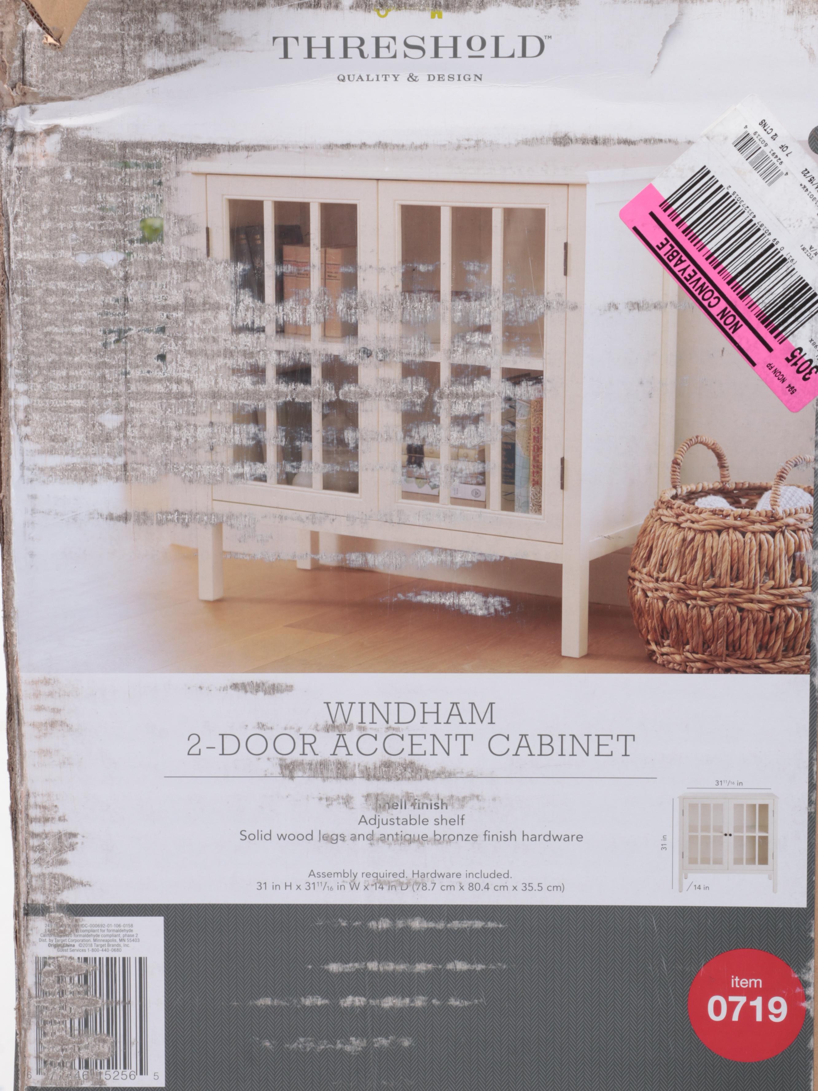 Threshold Windham TwoDoor Accent EBTH