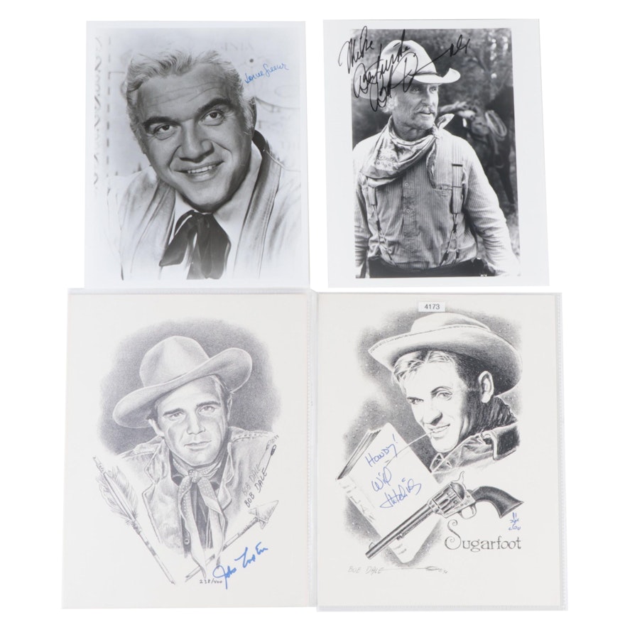 Western TV, Movie Stars Signed Giclées with Lorne Greene, John Lupton and More