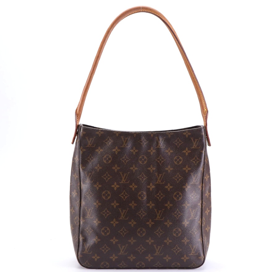 Louis Vuitton Looping GM Shoulder Bag in Monogram Canvas/Vachetta Leather