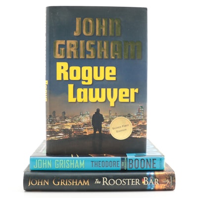 Signed First Edition "Rogue Lawyer" and More by John Grisham