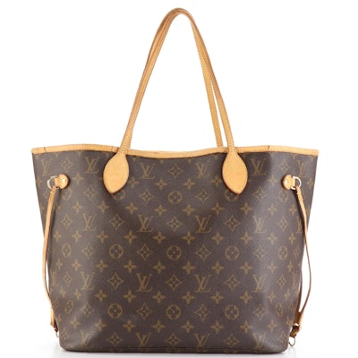 Louis Vuitton Neverfull MM Tote in Monogram Canvas and Leather