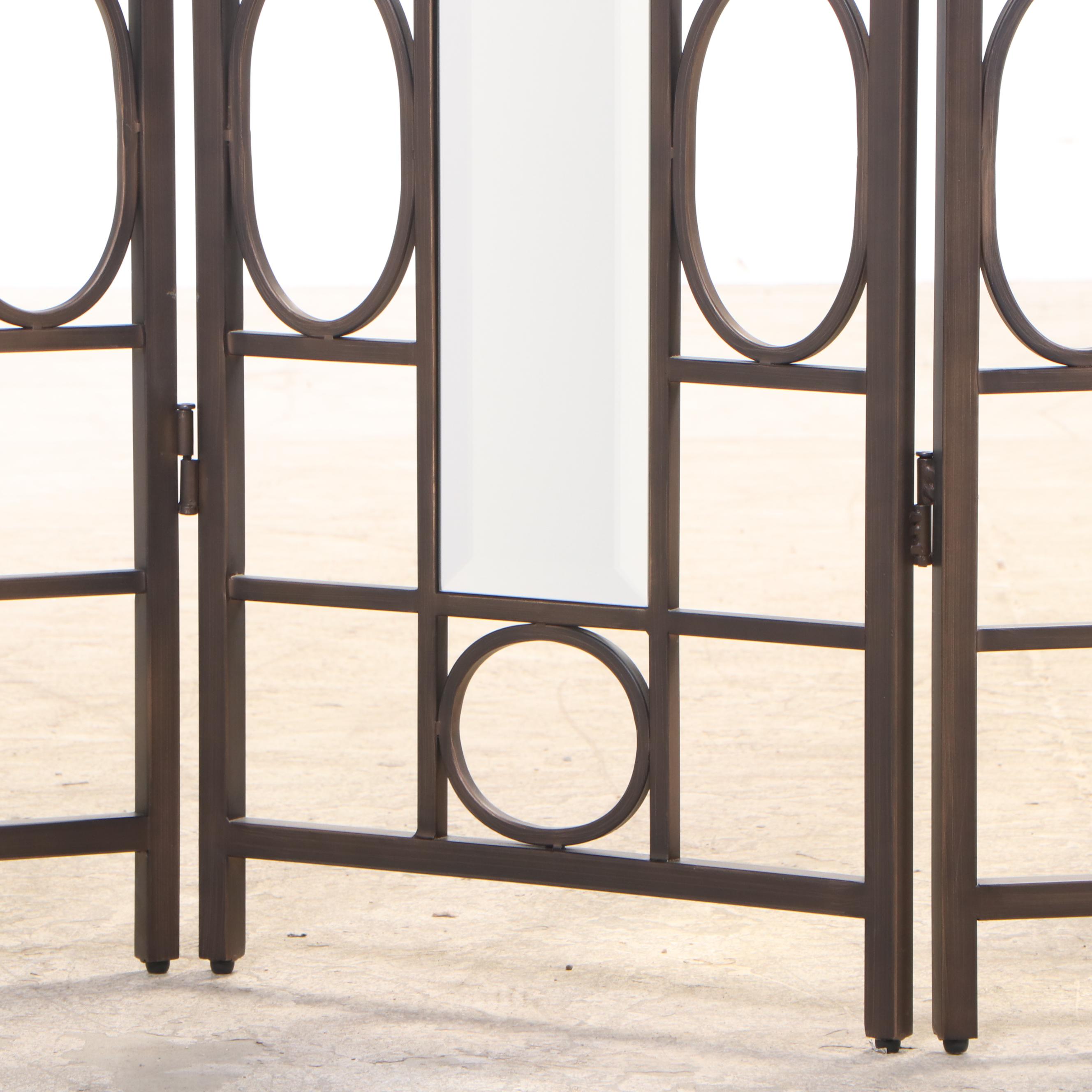 Contemporary Bronzed Metal Room Divider EBTH