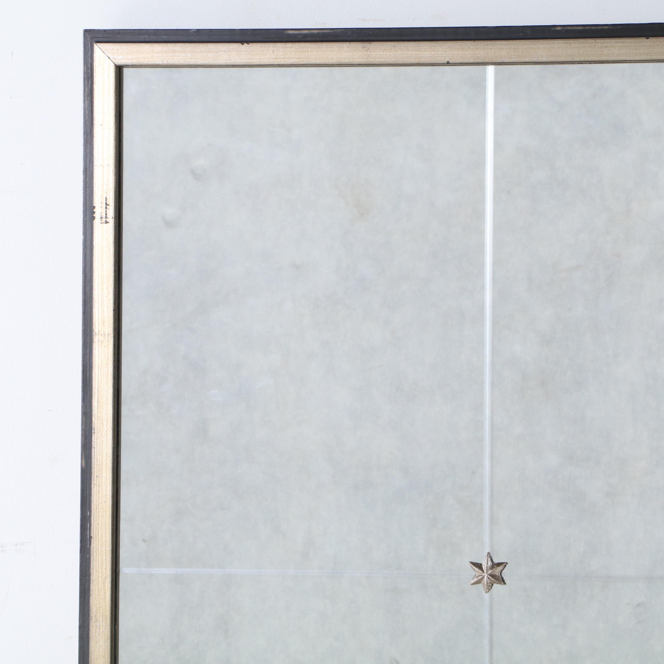 Ethan Allen Ebonized and ParcelGilt "Rosette" Mirror EBTH