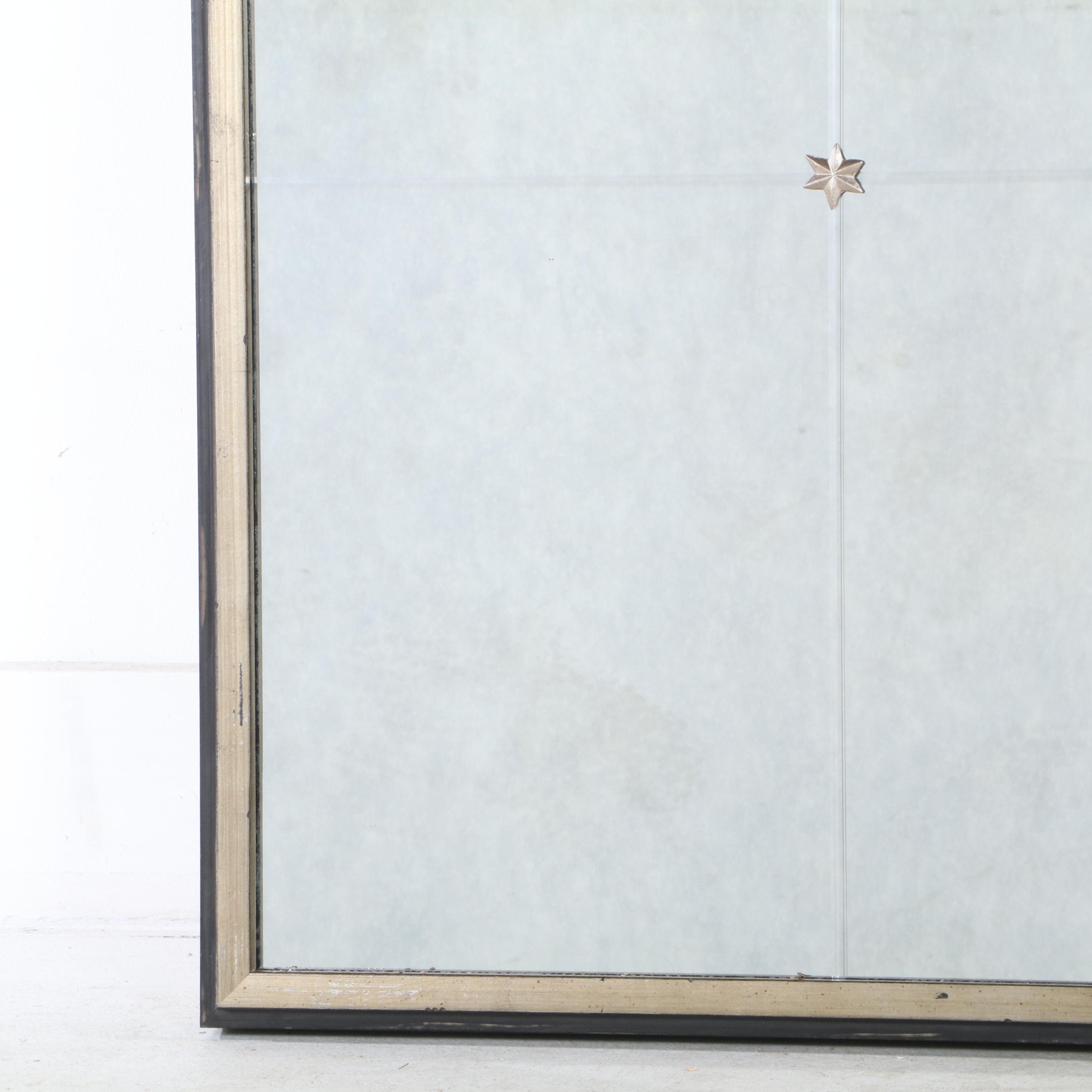 Ethan Allen Ebonized and ParcelGilt "Rosette" Mirror EBTH