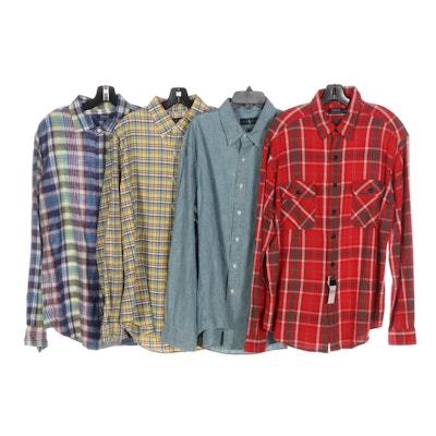 Men's Ralph Lauren and Polo Long-Sleeve Shirts