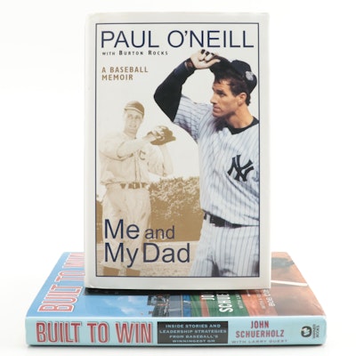 Signed First Edition Paul O'Neill and John Schuerholz Baseball Memoirs