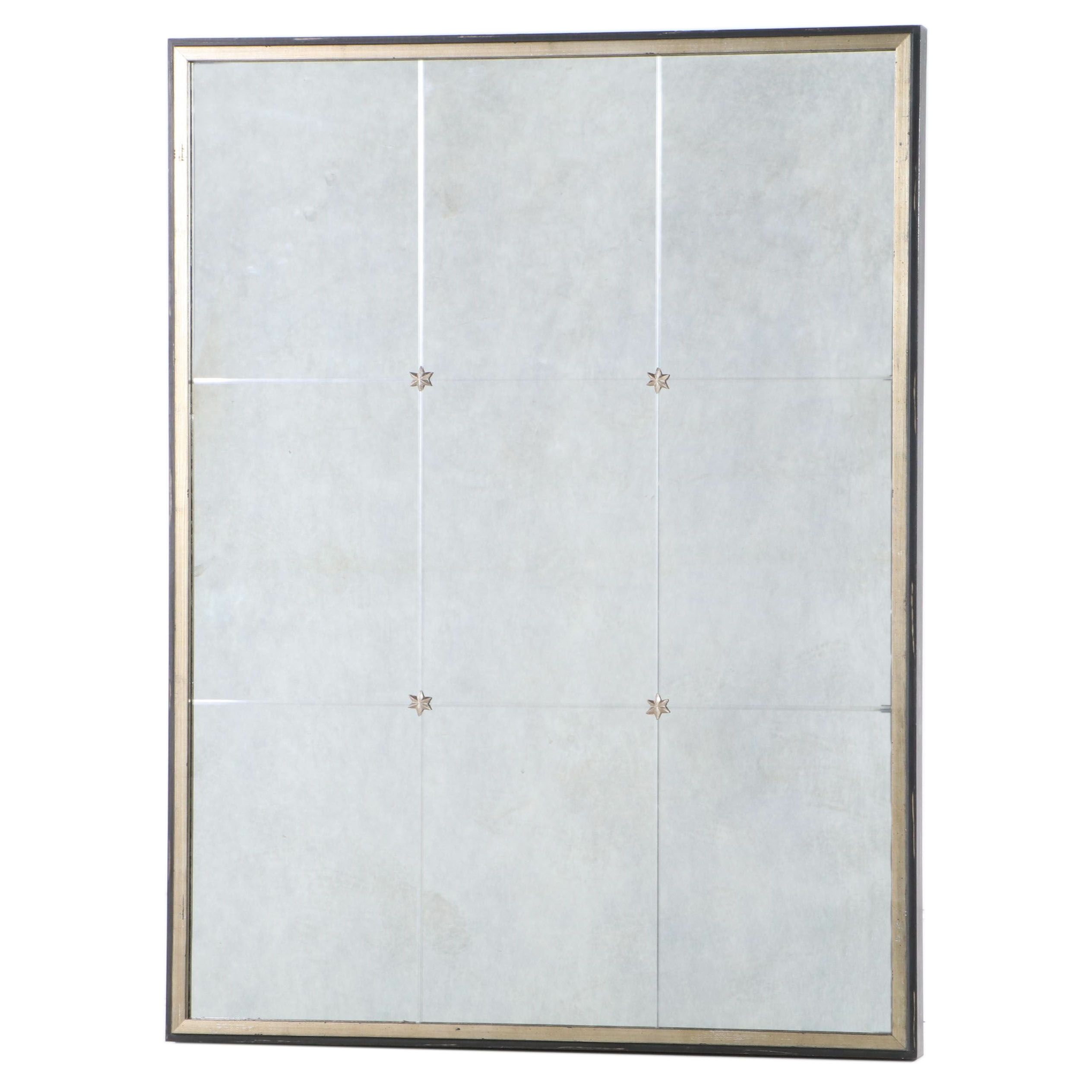 Ethan Allen Ebonized and ParcelGilt "Rosette" Mirror EBTH