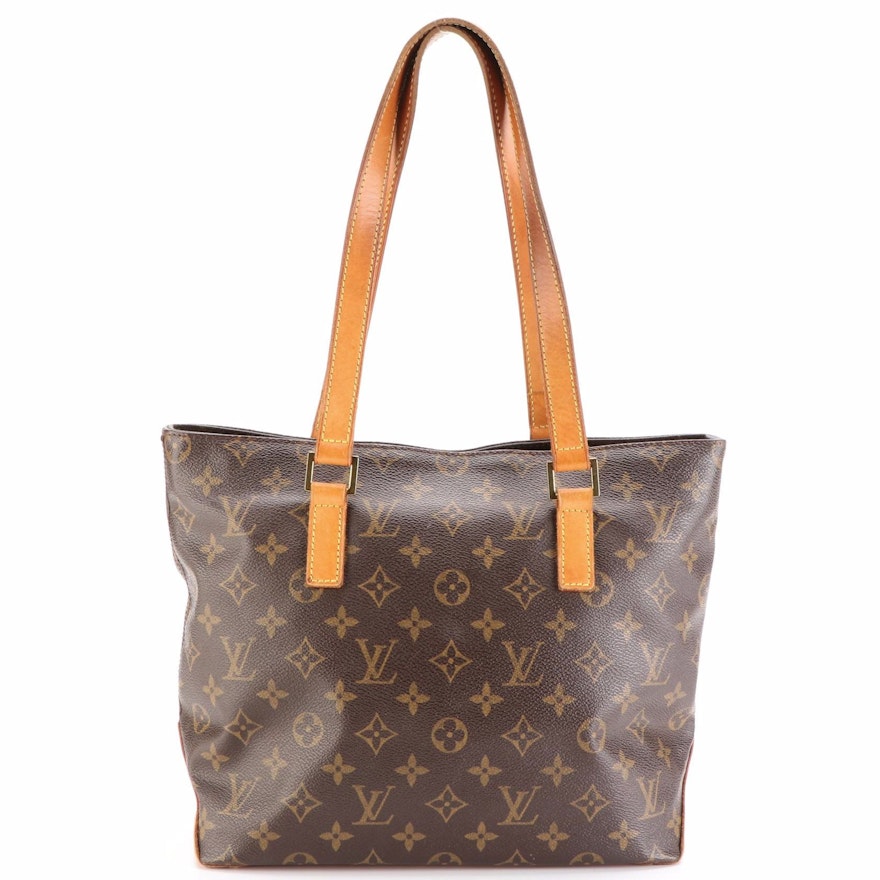 Louis Vuitton Cabas Piano Tote in Monogram Canvas and Vachetta Leather
