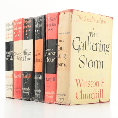 Book Club Edition "The Second World War" Complete Set by Winston S. Churchill