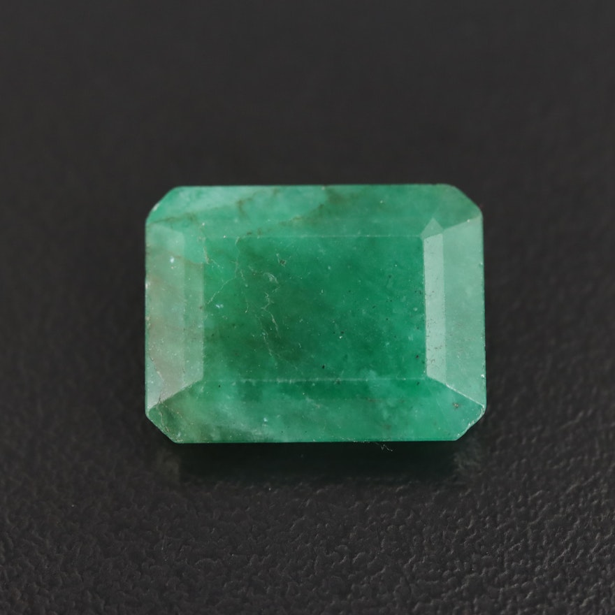 Loose 8.52 CT Emerald