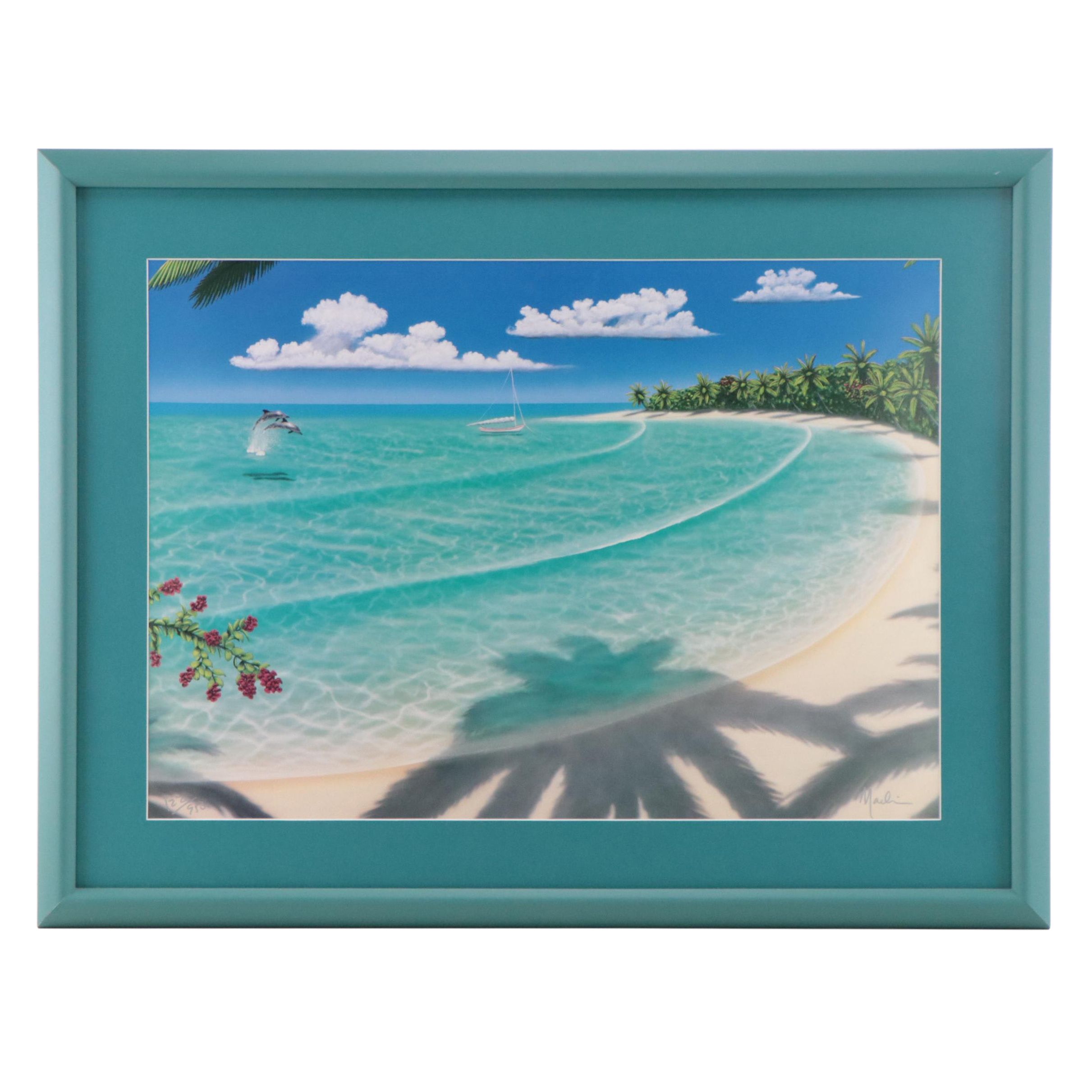 Offset Lithograph after Dan Macklin "On Holiday" EBTH