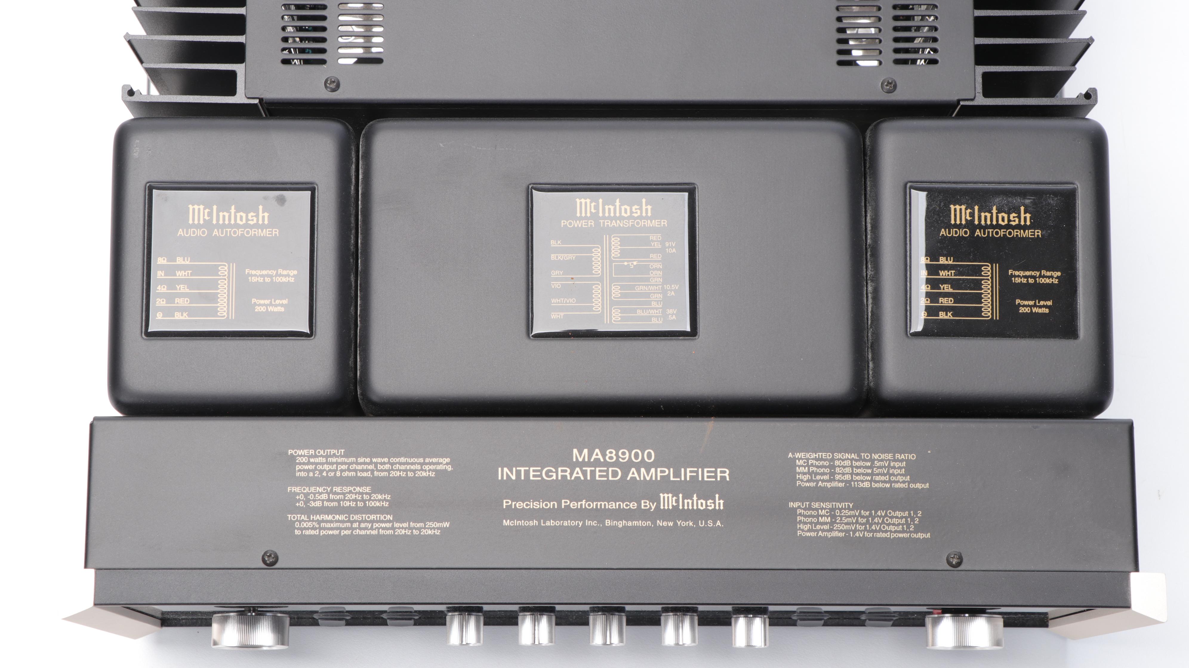 McIntosh MA8900 Integrated Amplifier | EBTH