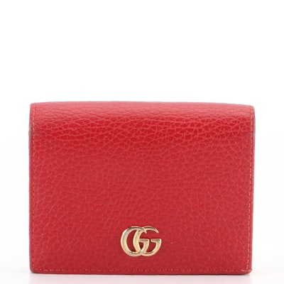 Gucci GG Compact Wallet in Red Leather