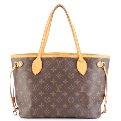 Louis Vuitton Neverfull PM Tote in Monogram Canvas and Leather
