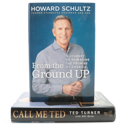 Signed First Edition "From the Ground Up" by Howard Schultz and More