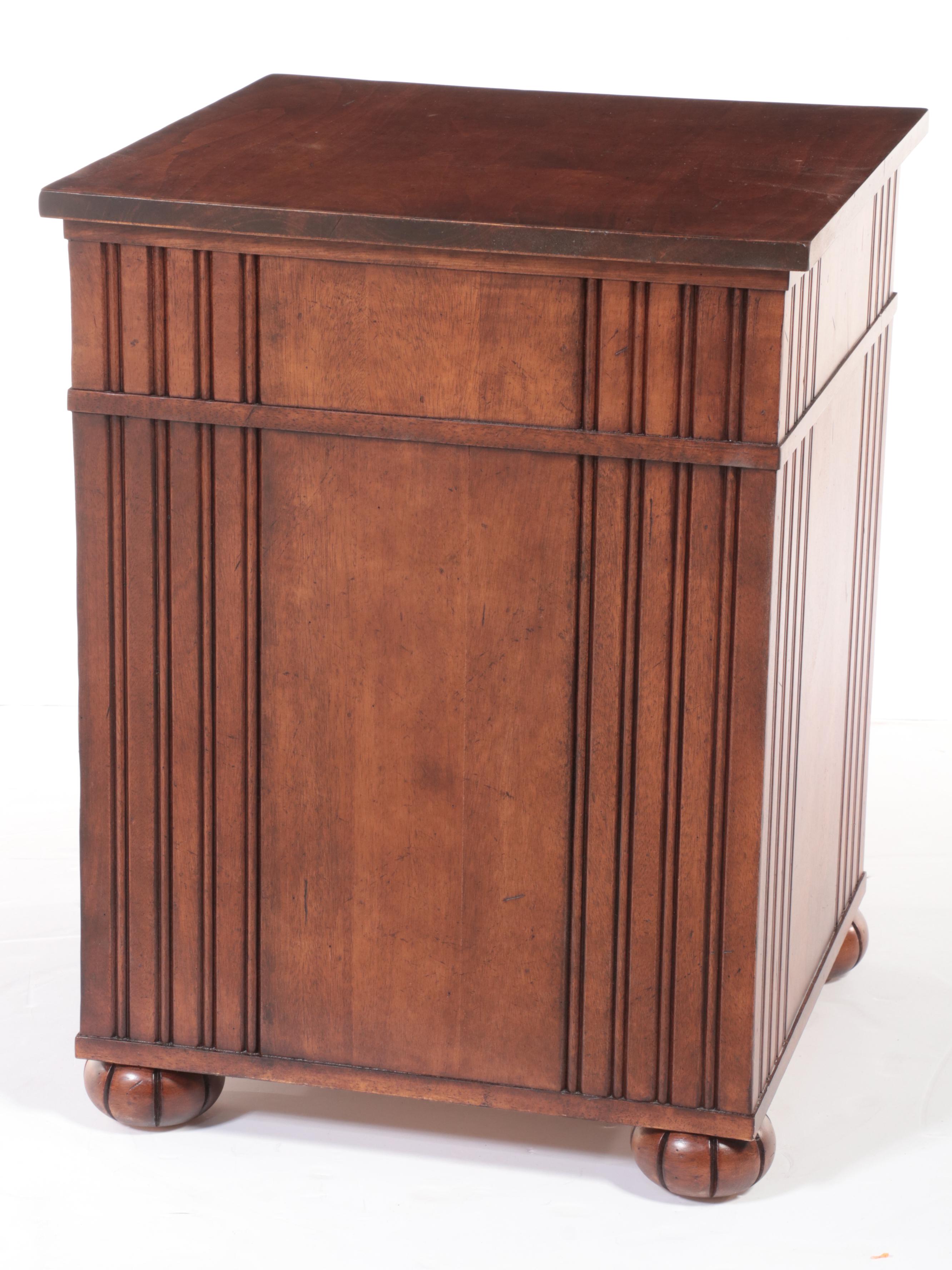 Century Mahogany Finish End with Drawer EBTH