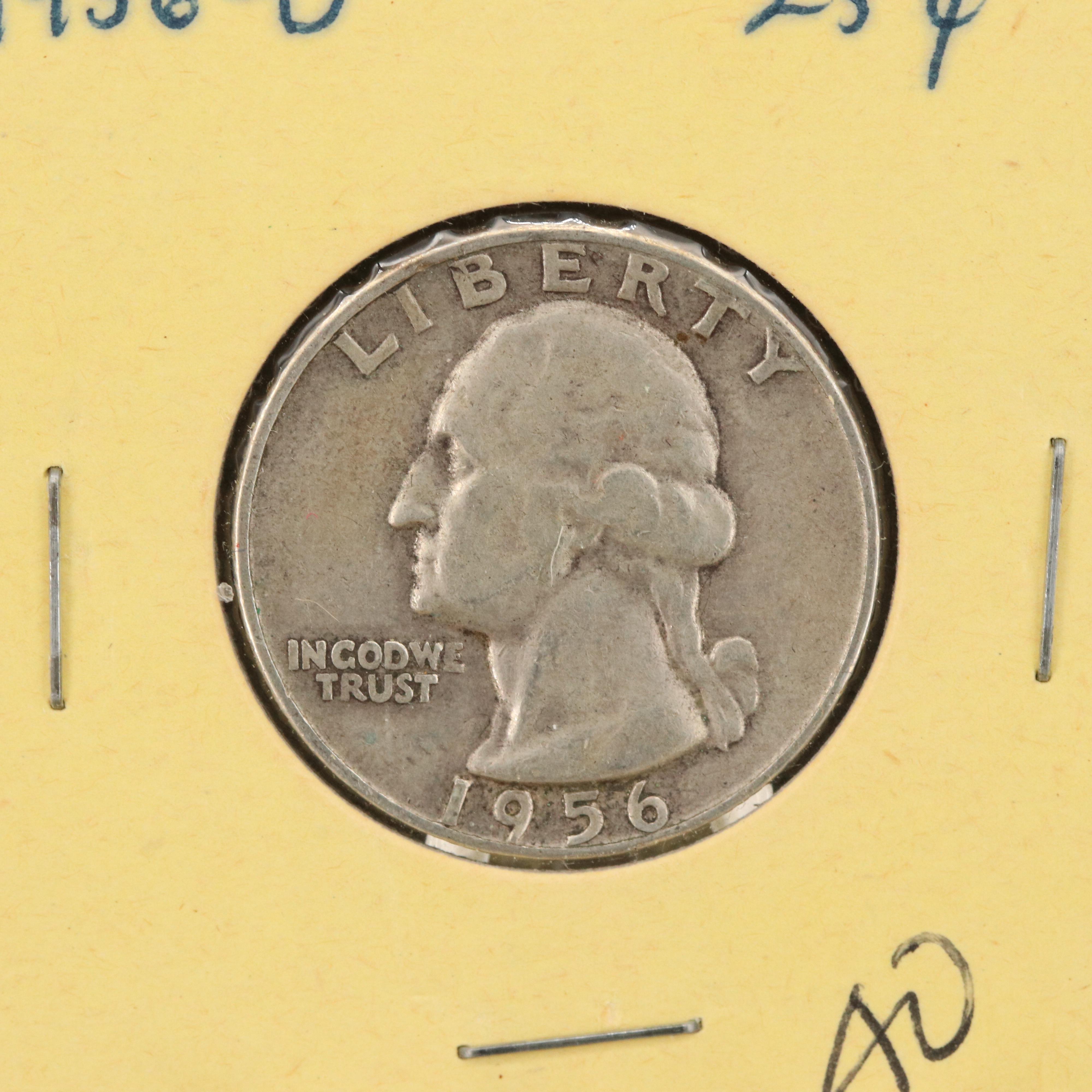 Twenty-Five George Washington Silver Quarters | EBTH