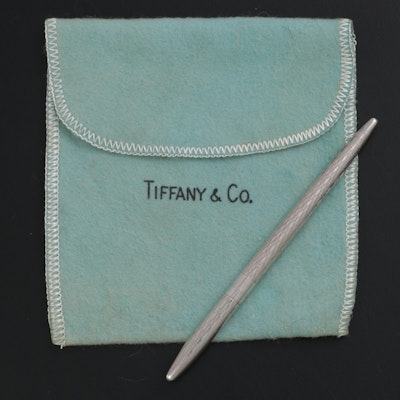 Tiffany & Co. Sterling Silver Ballpoint Pen with Dust Pouch